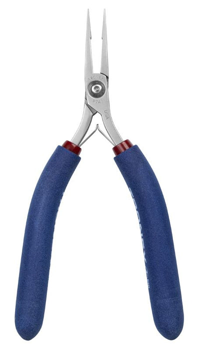 Tronex P741 Flat Nose Pliers with Long, Smooth Jaw, Step Tips & Long Ergonomic Handles, 6.40" OAL