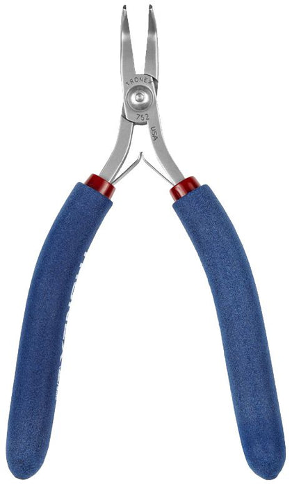 Tronex P752 Bent Nose Pliers with 60° Angled Sturdy Tips & Long Ergonomic Handles, 6.00" OAL