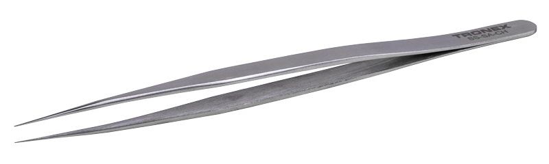 Tronex SS-SA-CH Precision Stainless Steel Tweezer with Straight, Long, Thin, Very Fine, Pointed Tips