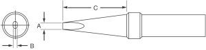 TIP,SCREWDRIVER,1/32" -Qty10