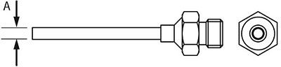 Weller T0058727822 Round Hot Air Nozzle, 3.0mm