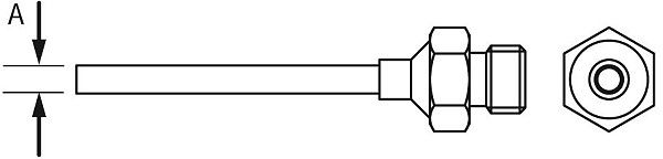 Weller T0058727823 Round Hot Air Nozzle, 0.8mm